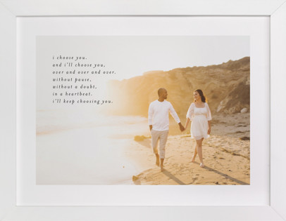 Minimalist Quote Keepsake