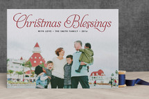 Christmas Blessing Christmas Photo Cards by toast | Minted