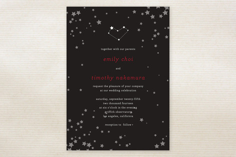 Wedding Invitations Soumya 39 S Stunning Fine Printed Luxury Wedding Invitations With Real Metallic Foiling To Wow Your Guests Inspired By The Night Sky Perfect For A Glittering