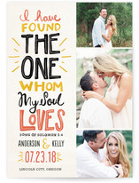 My Soul Loves Save The Date Cards