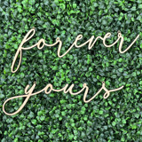 Forever + Yours Chair Decor | Birch Wood Aisle and Chair Decor