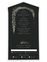 All-in-One Foil-Pressed Wedding Invitations
