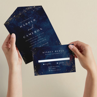 oponki All-in-One Foil-Pressed Wedding Invitations