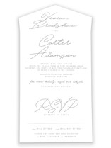 All-in-One Wedding Invitations