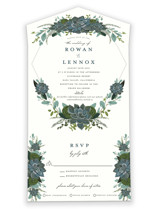 All-in-One Wedding Invitations