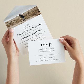 type All-in-One Wedding Invitations