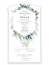 All-in-One Wedding Invitations