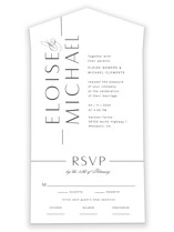 All-in-One Wedding Invitations