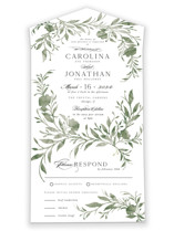 All-in-One Wedding Invitations