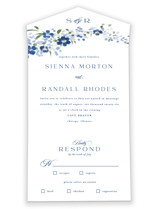 Meander All-in-One Wedding Invitations