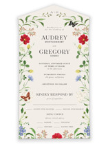 All-in-One Wedding Invitations