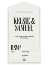 All-in-One Wedding Invitations