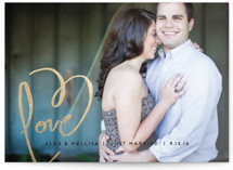 Love + Heart Wedding Announcements