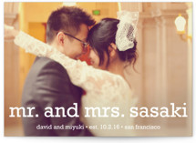 Happy Everything Wedding Announcements