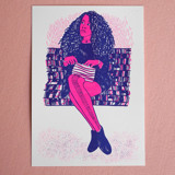 Limited Edition Risography Art Print London 5 Limited Edition Prints - Drawing