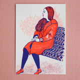 Limited Edition Risography Art Print London 4 Limited Edition Prints - Drawing