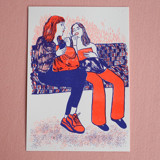 Limited Edition Risography Art Print London 6 Limited Edition Prints - Drawing