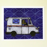 Mail Dog Limited Edition Prints - Drawing