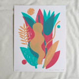 Limited Edition Silkscreen Art Print three colors Limited Edition Prints - Drawing