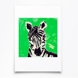 Zany Zebra Limited Edition Prints - Painting