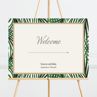 Tropical Love Large Custom Signs