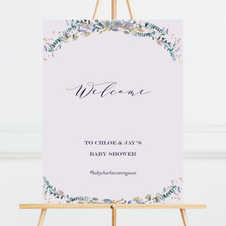 Elephant Shower Large Custom Signs