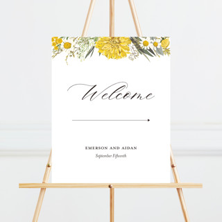 Organic Florals Large Custom Signs