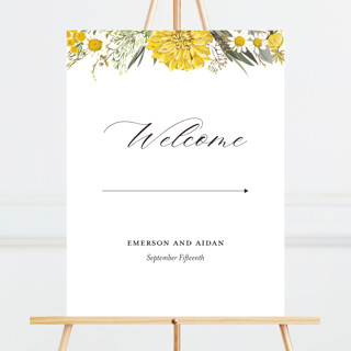 Organic Florals Large Custom Signs