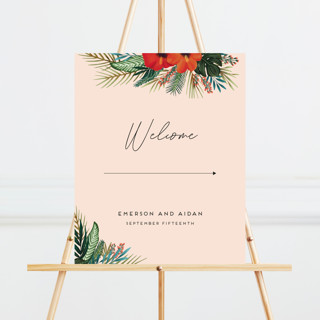 Tropical Oasis Large Custom Signs