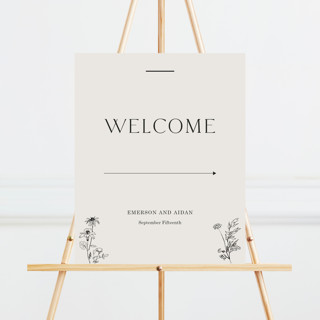 Floral Type Arch Large Custom Signs