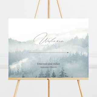 Over the mountains Large Custom Signs