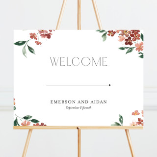 Sweeping Vine Large Custom Signs