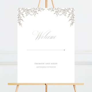 Romantic Wreath Large Custom Signs