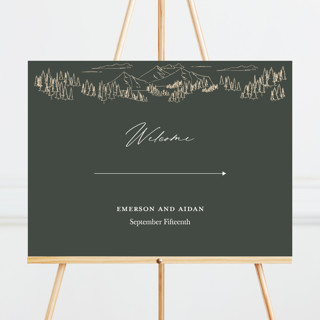 Peaks Large Custom Signs