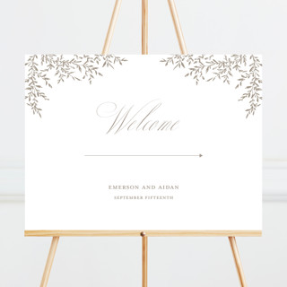 Romantic Wreath Large Custom Signs