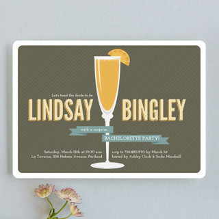 Fresh Mimosa Bachelorette Party Invitations