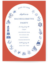 Nautical Fun Bachelorette Party Invitations