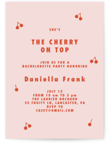 Cherries Bachelorette Party Invitations