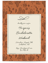 El Ranchero Bachelorette Party Invitations