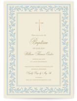 Graceful Baptism Foil-Pressed Baptism and Christening Invitations