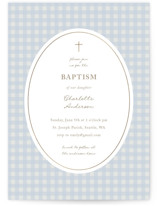 Gentle Beginnings Foil-Pressed Baptism and Christening Invitations