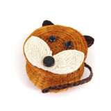 Lidded Basket Fox Decorative Baskets