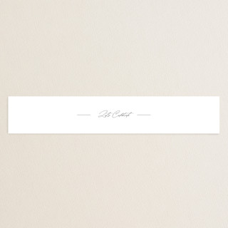 Gilded Border Bridal Shower Belly Bands