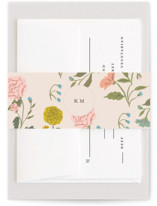 floral bouquet Bridal Shower Belly Bands