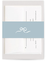 Lilly Bow Bridal Shower Belly Bands