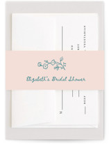 Floral Lace Bridal Shower Belly Bands