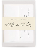 Vintage Par-tea Bridal Shower Belly Bands