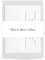 Timeless Together Bridal Shower Belly Bands
