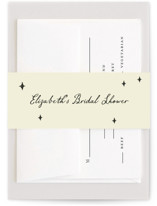 Vintage Lovers Bridal Shower Belly Bands