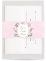Folk Garden Bridal Shower Belly Bands